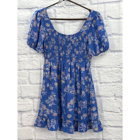 Sienna Sky Dresses & Skirts - Sienna Sky blye Floral Mini Dress Small